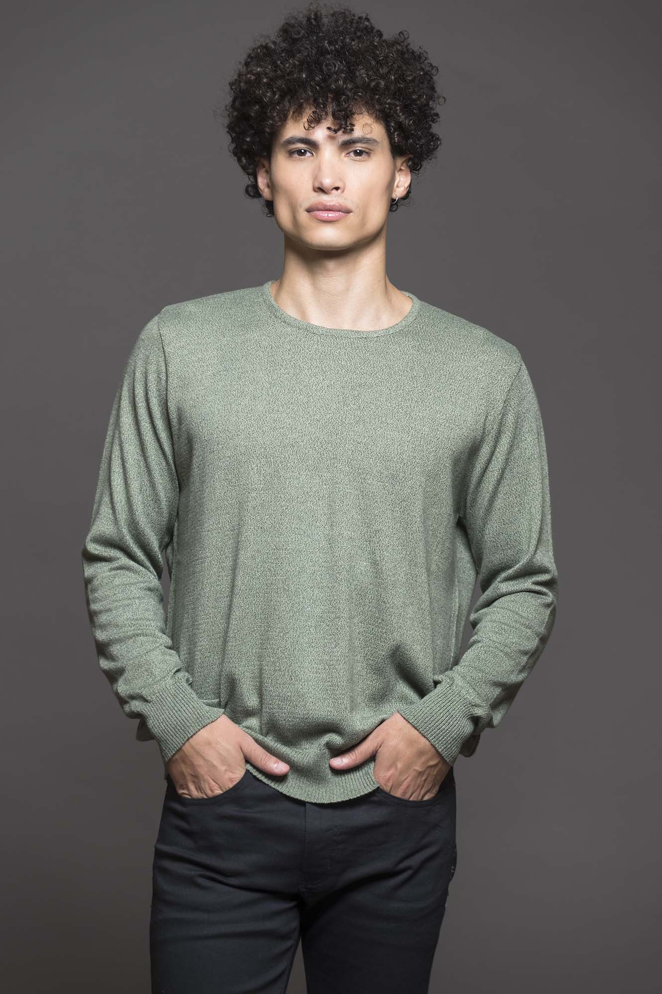 5237VC - SWEATER MOLINE VERDE CLARO